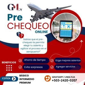 Pre-Chequeo Migratorio ✨ MG Asesoría | Elige tu asiento y viaja sin estrés - Gladys Molina