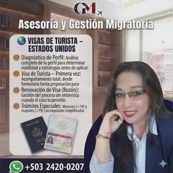 Visa de Turismo Estados Unidos ✈️ Asesoría Migratoria